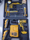 Taladro Inalámbrico DeWalt 48V Profesional + Kit Completo de Accesorios